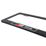 1 set Stainless Steel Universal Holes Black Car License Plate Frame Number plate Holder - Car Diagnostic Tool