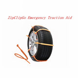 ZipClipGo Tire Snow Chains For Cars SUV's Trucks Anti Wheel Slip Chain