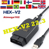 VCDS HEX VAG Com Obd2 Scanner HEX V2 21.9 Interface Electric Testers FOR VW for AUDI Skoda Seat ATMEGA162+16V8+FT232RQ