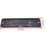 2 piece Stainless Steel European Universla Car License Plate Frame Number plate Holder Front and Rear Eu Plate for Audi sline - Car Diagnostic Tool