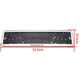 2 piece Stainless Steel European Universla Car License Plate Frame Number plate Holder Front and Rear Eu Plate for Audi quattro - Car Diagnostic Tool