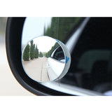 2ps Car without borders Small round mirror Car reversing blind spot vision assisted rearview mirror 360 degree adjustment - Car Diagnostic Tool