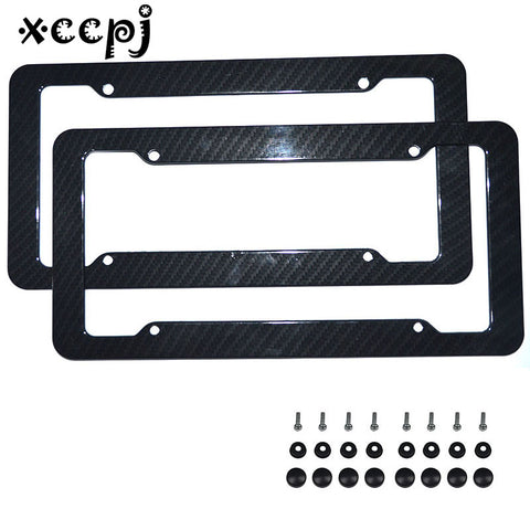 products/2x-License-Plate-Frame-Tag-Cover-Protection-Rack-Carbon-Fiber-Frame-with-screws-ABS-Car-Number.jpg