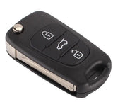 Flip Folding Remote Key Shell 3 Buttons for KIA K2/K5 Keyless Entry Remote Fob