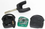 Ford Mondeo Focus TRANSIT FULL KEY 433 MHZ 3 BUTTON + CHIP ELECTRONICS