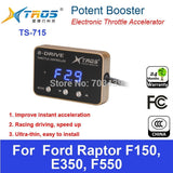 Potent Booster VI 6 Drive Electronic Throttle Controller, TS-715, for Ford Raptor F150 ,E350, F550, Ultra-thi