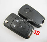 3 Buttons Folding Remote Key Casing for Chevrolet Key Cover，5pcs/lot - Car Diagnostic Tool
