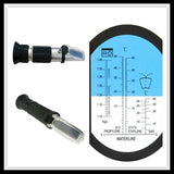 Ethylene Glycol Propylene Glycol Antifreeze Refractometer ,Freezing point tester for copper alloy ,glass of water