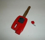For Suzuki Burgman AN250 AN400 AN650 Magnetic Key Blank With Uncut Blade 3 Magnets - Red color-2pcs/lot