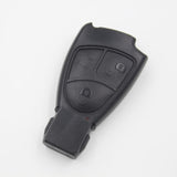 Replacement Remote Key Shell Case Fob 3 Button+ Battery Holder For Mercedes Benz M S C E CLS CLK SLK