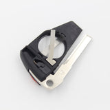 Replacement Remote Key Shell Case Fob 3 Button+ Battery Holder For Mercedes Benz M S C E CLS CLK SLK