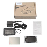 Update Version LED Car HUD Head Up Display With OBD2 Interface Plug & Play Speeding Warn System W01
