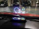 Update Version LED Car HUD Head Up Display With OBD2 Interface Plug & Play Speeding Warn System W01