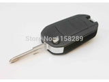 For Vauxhall Opel Corsa Agila Meriva Combo 2 Button Remote Flip Key Fob Case