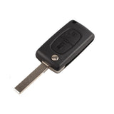 Folding Remote Key Shell Case 2 button For Peugeot 107 207 307 307S 308 407 607 2BT DKT0269