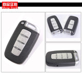 hyundai sonata santa fe ix35 car smart remote key shell fobs key case 4 buttons