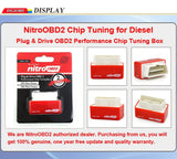 NitroOBD2 Diesel Car Chip Tuning Box Plug & Drive OBD2 Chip Tuning Box Lower Fuel and Lower Emission