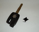 For Suzuki Burgman AN250 AN400 AN650 Magnetic Key Blank With Uncut Blade 3 Magnets - Black