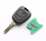 for Peugeot 206 , 207 car 2 button remote key 433mhz with ID46 transponder chip