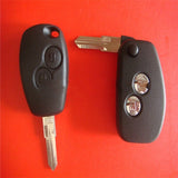 High Qaulity modified key shell for renault 2 button VAc102 key balde