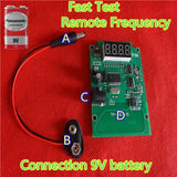 Remote Frequency Tester Remote Control Digital Frequency Test Tool with 9V battery.fast check key frequency