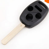New 3 Button+Panic Remote KEY Case Shell for 2003 2008 2009 A-ccord Cr-V C-ivic with LOGO
