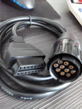BMW ICOM D Cable ICOM-D Motorcycles Motobikes Diagnostic Cable for bmw 10 Pin Adaptor-1.5m Long - Car Diagnostic Tool