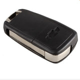 Remote 2 Buttons Flip Key Shell Case for GMC Volt CHEVROLET Cruze Aveo Lova Car Alarm Housing Spark Keyless Entry Fob Cover