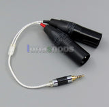 TRRS 2.5mm Balanced To 3pin XLR Male Audio Silver Cable For IRIVER AK240 AK320 AK120 AK100 ii AK380 LN005241