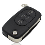 4 Buttons Remote Flip Folding Key Shell Case Keyless Fob For Audi A4 A6 A8 TT Quattro S4 S6 S8 3+1 Panic CR2032 With LOGO - Car Diagnostic Tool