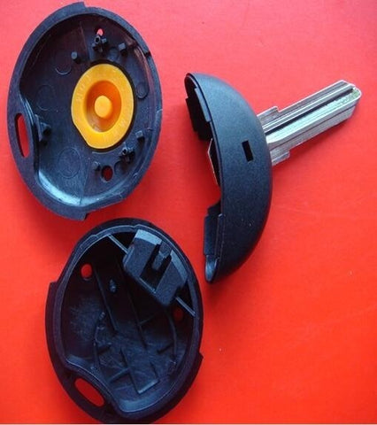 new uncut remote keyless replacement 1 BUTTON key shell/blank for smart Fortwo ,key case,