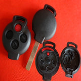 remote key shell case 3+1 button with panic fob for smart 2008-2012 Replacement key