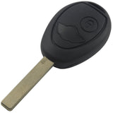 New Uncut Blade Blank Key Shell Case Remote Fob Cover For BMW Mini Cooper R50 R53 With Sticker