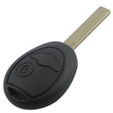 New Uncut Blade Blank Key Shell Case Remote Fob Cover For BMW Mini Cooper R50 R53 With Sticker