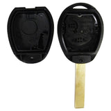 New Uncut Blade Blank Key Shell Case Remote Fob Cover For BMW Mini Cooper R50 R53 With Sticker