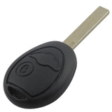 New Uncut Blade Blank Key Shell Case Remote Fob Cover For BMW Mini Cooper R50 R53 With Sticker