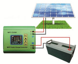 LCD MPPT 10A Solar Regulator Charge Controller for 24V 36V 48V 60V 72V Battery DC12-60V Max 600W Solar Panel DC-DC Step-Up Power