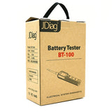 JDiag BT-100 Battery Tester BT100 Electrical System Circuit Tester With Automotive Tools /Auto Voltage Vgate PT150