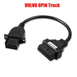 Fits Volvo 8Pin Cable For Volvo Truck Heavy Duty Diagosis Connector OBD OBD2 Truck Cable Adapter For VOLVO 8 Pin