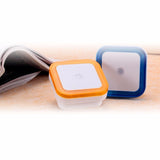 US EU Mini LED 0.5W Night Light Control Auto Sensor Baby Bedroom Lamp Square