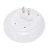 Smart Design LED Night Light with Light Sensor and Dual USB Wall Plate Charger Perfect for Bathrooms Bedrooms EU/US Plug