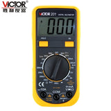 1pcs VICTOR VC201 multimeter light AD DC Ohm Digital Tester up to 500V light screen - Car Diagnostic Tool