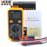 1pcs VICTOR VC201 multimeter light AD DC Ohm Digital Tester up to 500V light screen - Car Diagnostic Tool