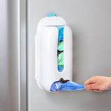 Home Useful Wall Mount Plastic Carrier Bag Storage Container Holder Organizer Recycle Box 30*13*7.5cm Hot Sale