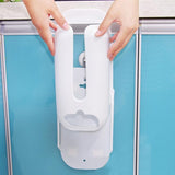 Home Useful Wall Mount Plastic Carrier Bag Storage Container Holder Organizer Recycle Box 30*13*7.5cm Hot Sale