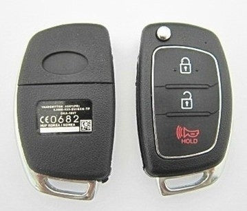 Hyundai I40/IX45 2+1 Buttons Modified Flip Remote Key Shell