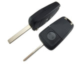 BRAND NEW Replacement Shell Flip Folding Remote Key Case Fob for OPEL VAUXHALL Insignia Astra 2 Button HU100 Uncut Blade - Car Diagnostic Tool