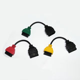 Fiat Ecu Scan Adaptor Connector 16pin OBD2 OBD Cable Adatper for Fiat Three Colors (3 Pieces/ Set)