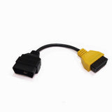 Fiat Ecu Scan Adaptor Connector 16pin OBD2 OBD Cable Adatper for Fiat Three Colors (3 Pieces/ Set)