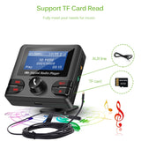 In-car DAB/DAB+ Radio Audio Player With FM Transmitter & Bluetooth Hands-Free DAB+ Tuner With Audio Output Include Antenna